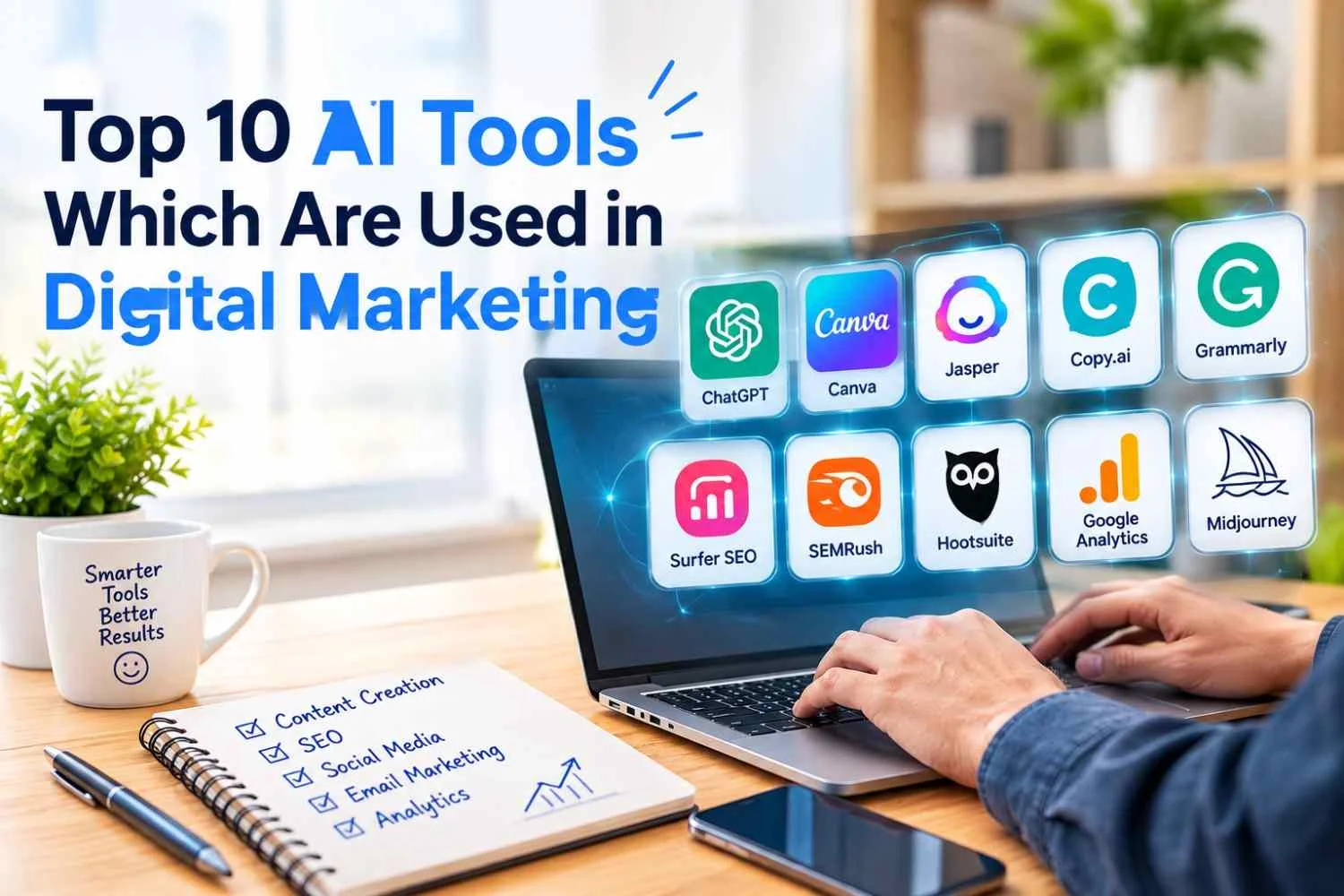 10 AI Tools Used in Digital Marketing